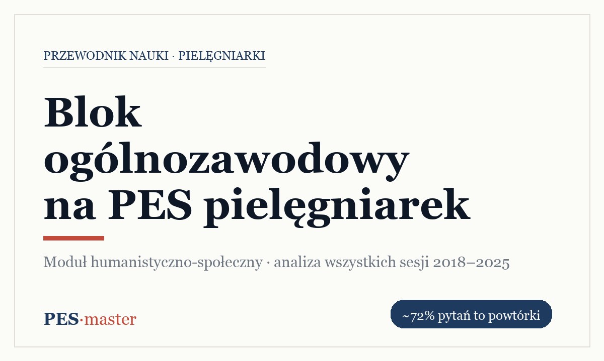 Blok ogólnozawodowy na PES pielęgniarek — kompletny przewodnik nauki